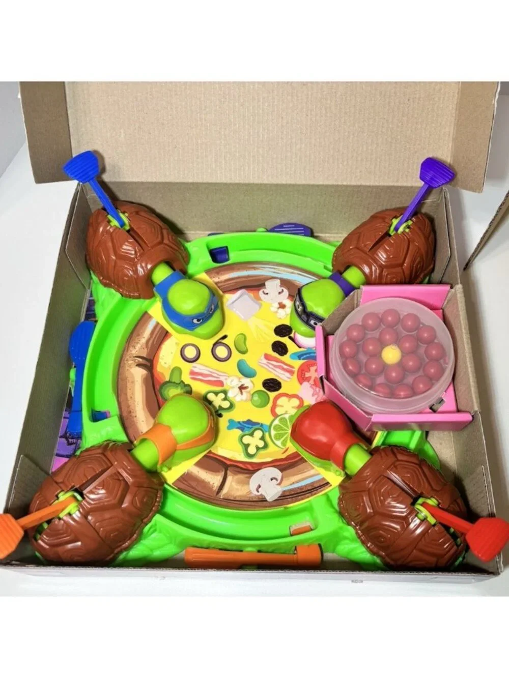 Hungry Hungry Hippos: Teenage Mutant Ninja Turtles Edition Game | New Open Box